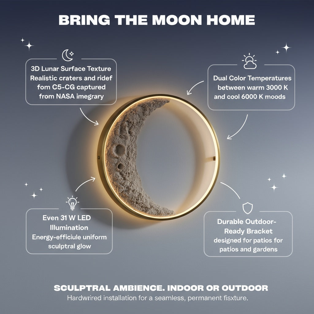 3D Moon Lamp